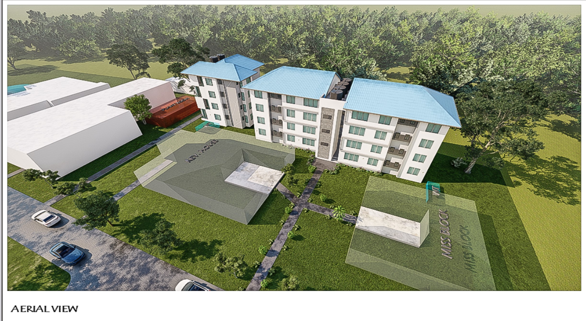 RTC Faculty Accommodation - Aerial View
